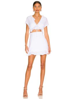 MORE TO COME - Mia Ruffle Tie Dress