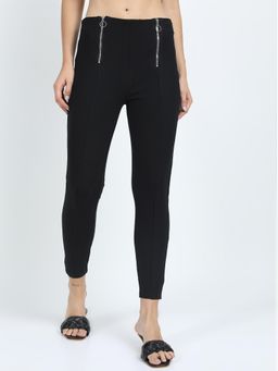 TOKYO TALKIES - Women Black Skinny Fit Low-Rise Jeggings