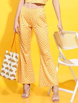 TOKYO TALKIES - Women Yellow Regular Fit Pant