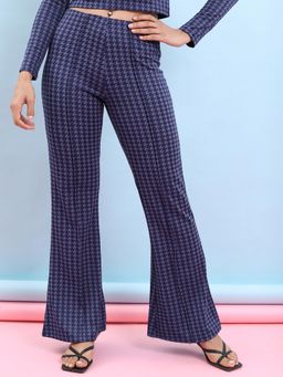 TOKYO TALKIES - Women Checked Bootcut Pant