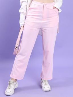 TOKYO TALKIES - Women Mid-Rise Regular Trouser