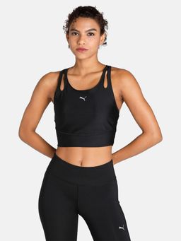 Puma - Run Ultraform Crop Womens Black Tank Top