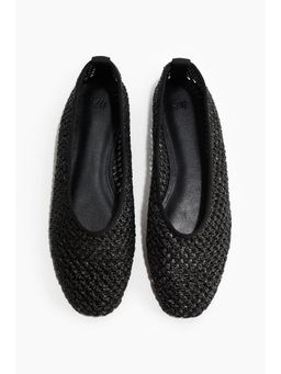 H&M - Women Black Braided Ballet Flats