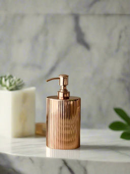Mason Home - Safi Fluted Dispenser - Rose Gold
