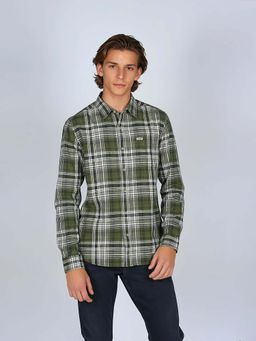 Wrangler - Green Checks Regular Fit Shirt