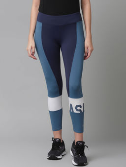 ASICS - Blue Solid Color Block 7/8Tight