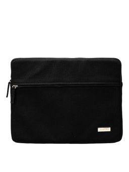 Joon Blu - Unisex Minimal Black Laptop Sleeve Fit Upto 14 Inch Laptop- Black (M)