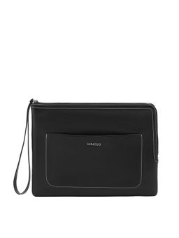 MIRAGGIO - Black Alex 14 Inch Laptop Sleeve