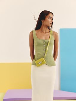 MIRAGGIO - Green Amy Micro Sling Bag (S)