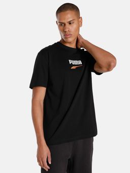 Puma - Downtown Logo Mens Black T-shirt