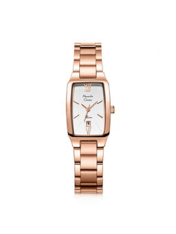 Alexandre Christie - Women Classic Quartz Rectangular Watch -2455Ldbrgsl (M)