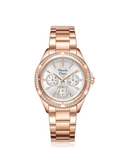 Alexandre Christie - Women Multifunction Quartz Round Watch -2644Bfbrgsl1 (M)