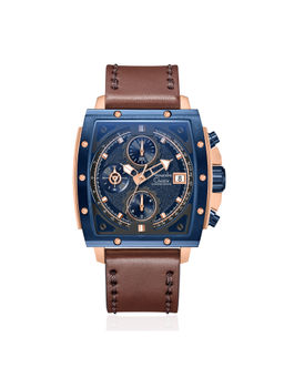 Alexandre Christie - Men Chronograph Quartz Square Watch -6376Mclurbu (M)