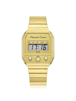Alexandre Christie - Women Digital Quartz Asymmetrical Watch -9498Lhbgpiv (M)
