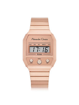 Alexandre Christie - Women Digital Quartz Asymmetrical Watch -9498Lhbrgrgba (M)