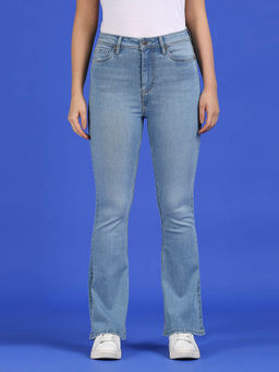 Pepe Jeans - Dion Blue High Waist Straight Softflex Jeans