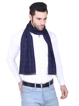 CAZZANO - Men Checked Woolen Reversable Scarf