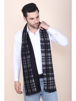 CAZZANO - Men Striped Woolen Reversible Scarf