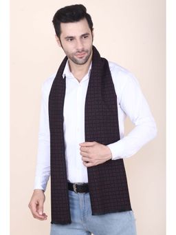 CAZZANO - Men Printed Woolen Reversible Scarf