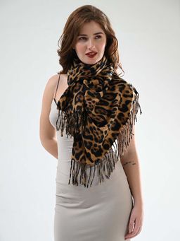 CAZZANO - Women Printed Brown Color Scarves