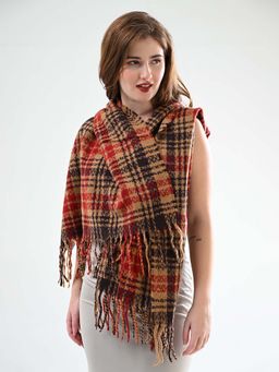 CAZZANO - Women Striped Multi Color Scarves