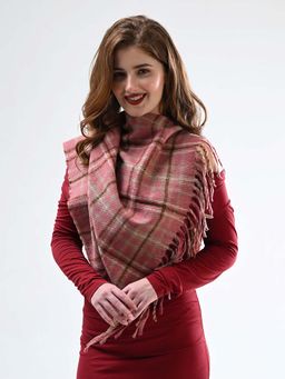CAZZANO - Women Striped Pink Color Scarves