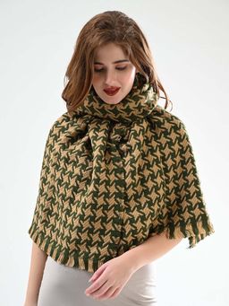 CAZZANO - Women Printed Beige Scarves