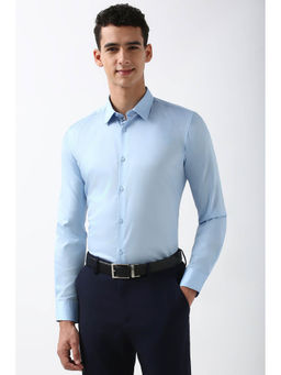 Peter England - Men Blue Slim Fit Formal Shirt