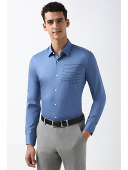 Peter England - Men Blue Slim Fit Formal Shirt