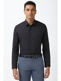 Peter England - Men Black Slim Fit Formal Shirt