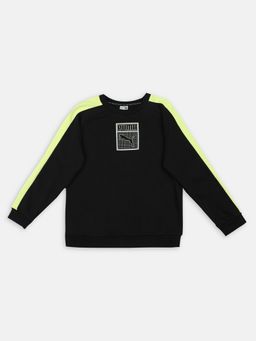 Puma - Arctic Stars Crew Boys Black T-shirt
