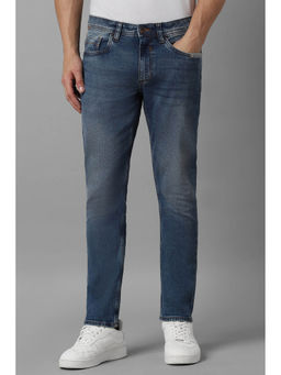 Louis Philippe - Men Blue Mid Smart Fit Jeans