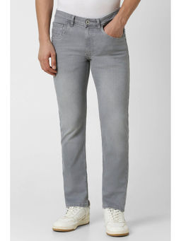 Van Heusen - Men Grey Light Wash Slim Fit Jeans