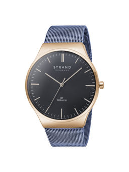 Strand by Obaku - Mason Ocean Blue Dial Quartz Watch For Men (S717GXVLML)