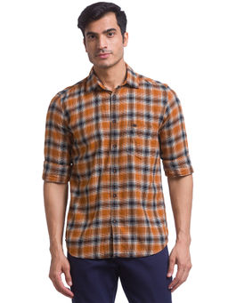 Parx - Dark Brown Casual Shirt