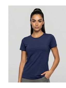 Nobero - Active Crew Neck Blue T-Shirt