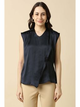 Allen Solly - Women Black Solid Formal Top