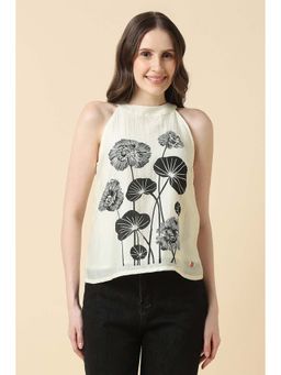 Allen Solly - Women Beige Print Casual Top