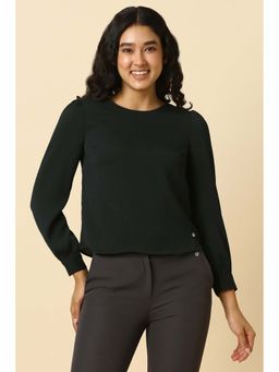 Allen Solly - Women Black Solid Formal Top