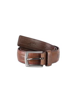 Aditi Wasan - Mens Genuine Leather Tan Casual Belt