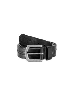 Aditi Wasan - Mens Genuine Leather Black Casual Belt