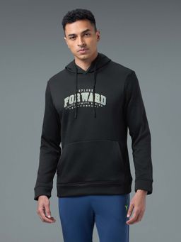 Technosport - Black Printed Slim Fit Sweatshirt