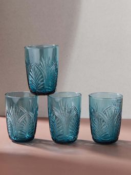 Fabindia - Teal Glass (Pack of 4)