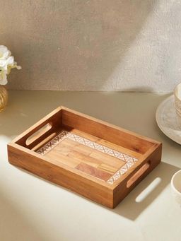 Fabindia - Natural Naksh Wooden Tray