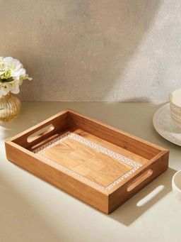 Fabindia - Natural Naksh Wooden Tray