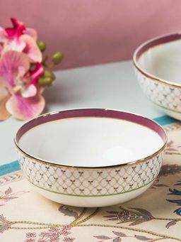 Fabindia - Suvarn Ceramic Serving Bowl 500Ml