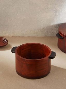 Fabindia - Node Wooded Serving Bowl