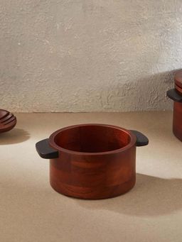 Fabindia - Node Wooden Nut Bowl