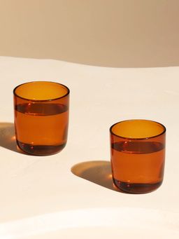 Muun Home - Carafe Glass Amber (Pack of 2)
