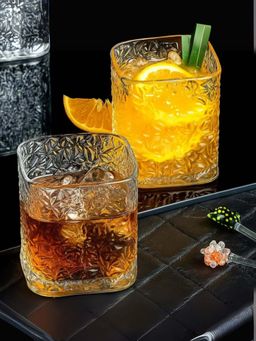 Smokey Cocktail - Square Multi Serve Glass - (Pack of 6)